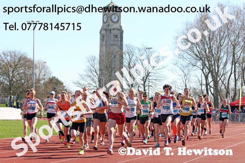 Womens Northern 6 Stage Road Relay, Stanley Park, Blackpool. Photo: David T. Hewitson/Sports for All Pics